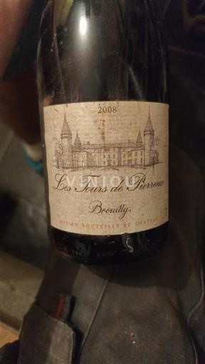 Beaujolais Brouilly Les Tours de Pierreux 2008