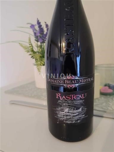 Rhônen laakso Rasteau Domaine Beau Mistral Floriana Ei vuosikertaa