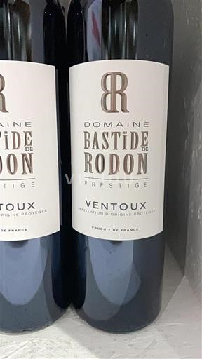 Vin Rouge sec Prestige Domaine Bastide de Rodon 2024 France Vallée du Rhône Ventoux AOC