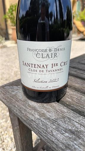 Burgundy Santenay Premier Cru Françoise & Denis Clair Clos de Tavannes 2023