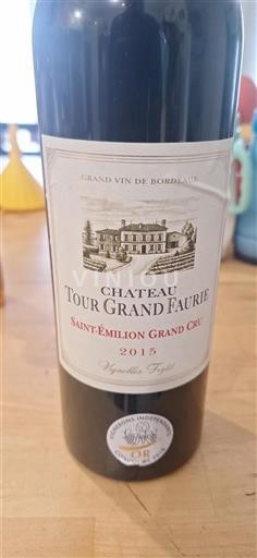 Bordeaux Saint-Émilion Grand Cru Château Tour Grand Faurie 2015
