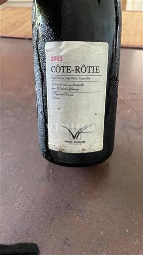 Vin Rouge sec Vidal-Fleury 2013 France Vallée du Rhône Côte-rôtie
