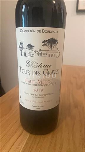 Bordeaux Haut-Médoc Château Tour des Graves 2019