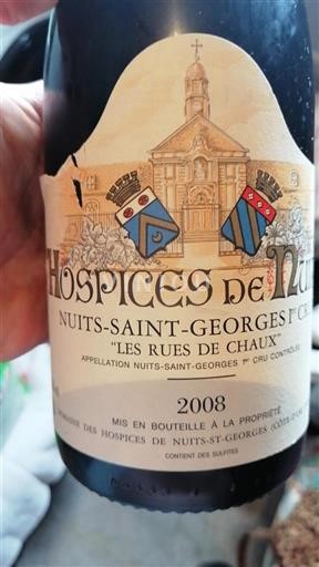 Borgoña No especificado Premier Cru Hospices de Nuits Les Rues de Chaux 2008