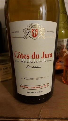 Jura Côtes du Jura Michel Tissot & Fils Savagnin Niet-geïntegreerd