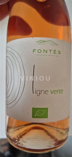 Vin Rosé sec Ligne Verte Fontès 2021 France Languedoc