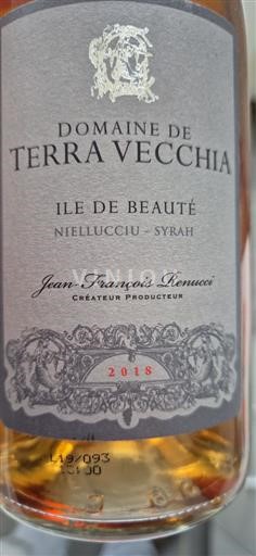 Corse Île de Beauté Domaine Terra Vecchia 2018