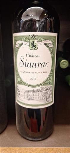 Burdeos Lalande-de-Pomerol Château Siaurac 2019