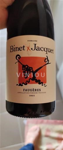 Languedoc Faugères Domaine Binet Jacquet 2021