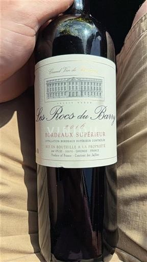 Bordeaux Bordeaux superiore Les Rocs du Barry 2016