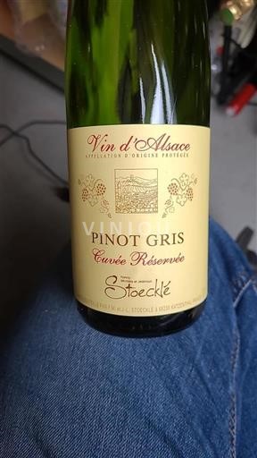 Alzacija Grand Cru Stoecklé Réservée Neleten.