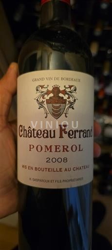 Bordeaux Pomerol Château Ferrand 2008