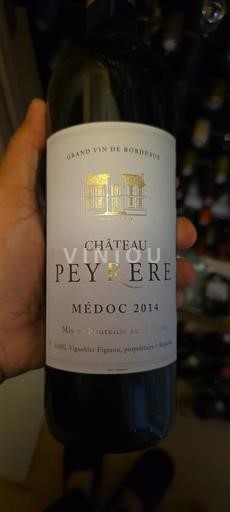 Bordeaux Médoc Château Peyrere 2014