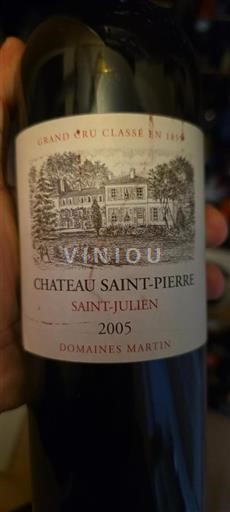 Bordeaux Saint-Julien Grand Cru Château Saint-Pierre 2005