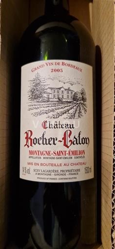 Bordeaux Montagne Saint-Émilion Château Rocher-Calon 2005