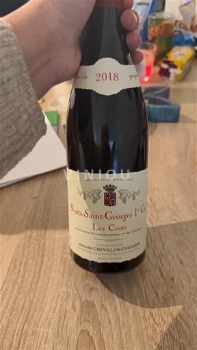 Bourgogne Ikke specificeret Premier Cru Domaine Chevillon-Chezeaux Les Crots 2018