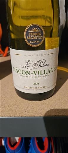 Burgundy Mâcon and Mâcon-Villages Terres Secrètes Les Préludes 2020