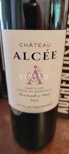 Bordeaux Castillon-côtes-de-bordeaux Château Alcée 2021
