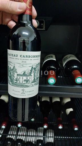Bordeaux Pessac-Léognan Grand Cru Château Carbonnieux 2016