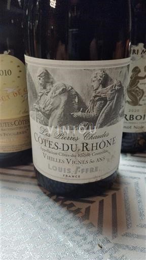 Rhônetal Côtes du Rhône Louis Tiffre Les Pierres Chaudes Ohne Jahrgang