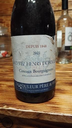 Borgogna Coteaux borgognoni Dufouleur Père & Fils La Henry Dufouleur 2021