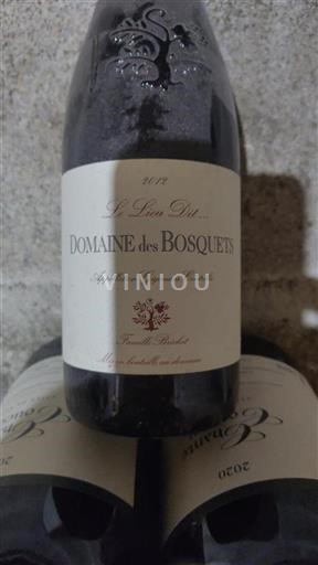 Rhône Valley Gigondas Domaine Des Bosquets Le Lieu Dit 2012