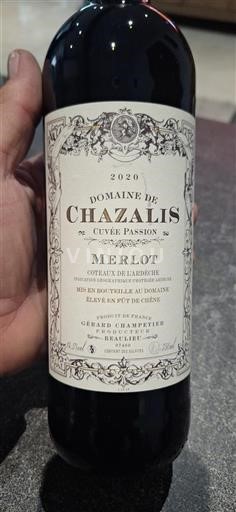 Alpen und Rhônetal Coteaux der Ardèche Domaine Chazalis Passion 2020