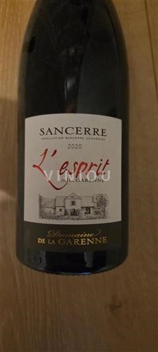 Valle del Loira Sancerre Domaine La Garenne L'esprit de la Garenne 2020