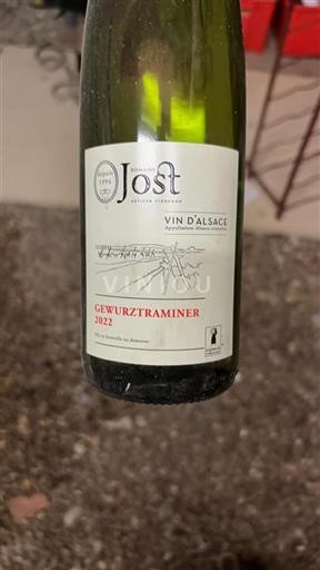 Alsace Grand Cru Domaine Jost Gewurztraminer 2022