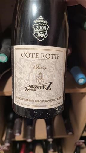 Rona dolina Côte-rôtie Vignobles du Monteillet Fortis 2008