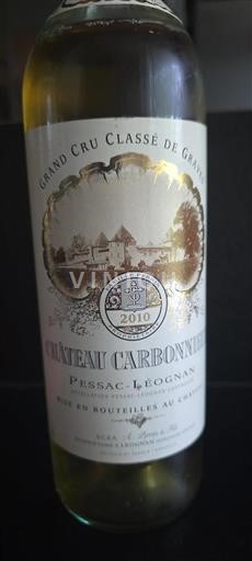 Bordeaux Pessac-Léognan Grand Cru Château Carbonnieux 2010