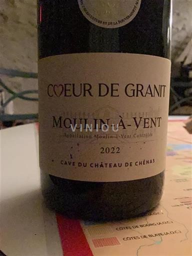 Beaujolais Moulin-à-vent Château Cave du de Chénas Cœur de Granit 2022