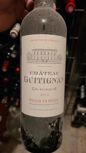 Bordeaux Moulis-en-Médoc Cru Bourgeois Château Guitignan 2014