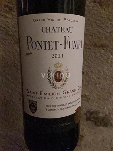 Bordeaux Saint-Émilion Grand Cru Grand Cru Pontet-Fumet 2021
