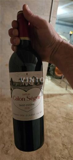 Bordeaux Saint-Estèphe Grand Cru Château Calon Ségur 2018