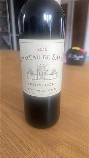 Bordeaux Pomerol Château Sales 2015