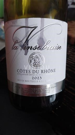 Valle del Rodano Côtes-du-Rhône La Vinsobraise 2023