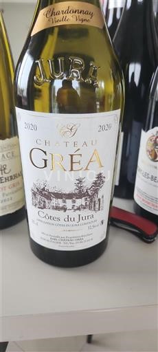Jura Côtes du Jura Château Gréa Chardonnay Vieille Vigne 2020