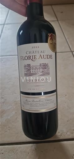 Bordeaux Château Florie Aude 2022