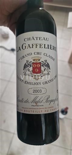 Bordeaux Saint-Émilion Grand Cru Grand Cru Château La Gaffelière 2003