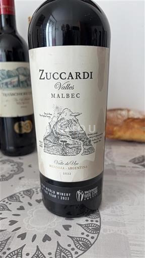 Mendoza Vale de Uco Zuccardi Valles 2022