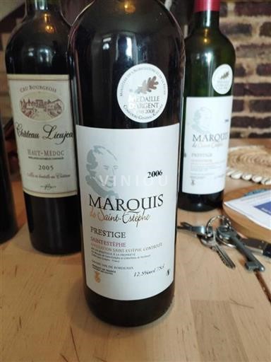 Burdeos Saint-Estèphe Marquis de Saint-Estèphe Prestige 2006