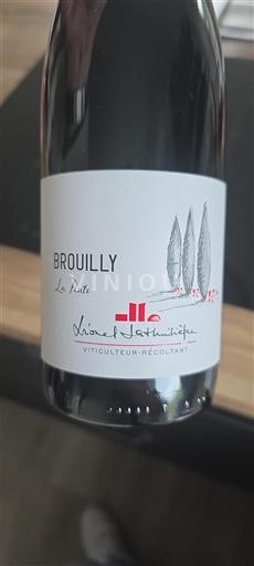 Beaujolais Brouilly Lionel Faury La Pente 2023