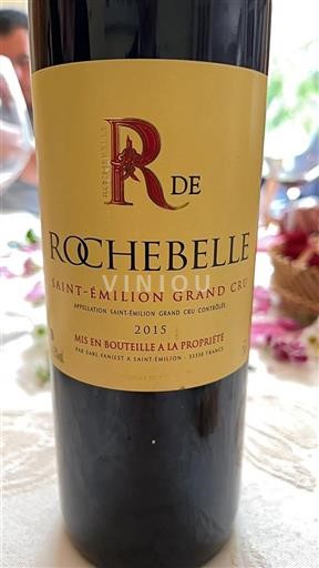 Bordeaux Saint-Émilion Grand Cru Grand Cru Rochebelle R de Rochebelle 2015