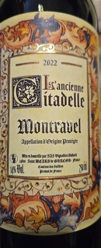 Jihozápad Montravel L'ancienne Citadelle 2022