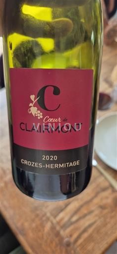 Rhônen laakso Crozes-Hermitage Clairmont Cœur de 2020