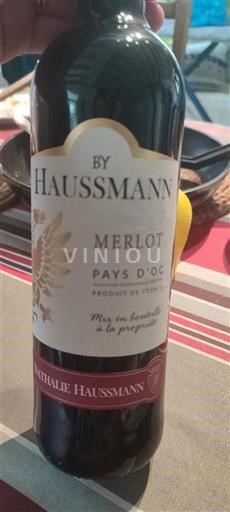 Languedoc in Roussillon Pays d'Oc By Haussmann Merlot 2023