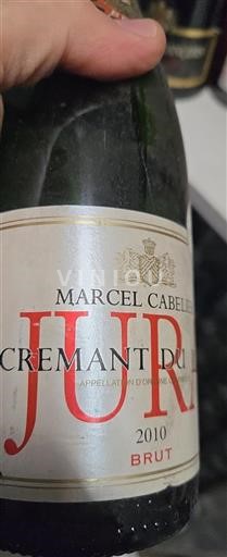 Vin Effervescent Blanc brut Marcel Cabelier 2010 France Jura Crémant-du-jura