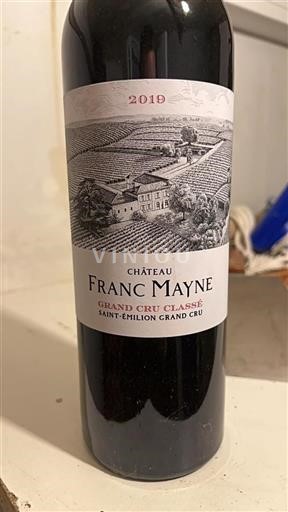 Bordeaux Saint-Émilion Grand Cru Grand Cru Classé Franc Mayne 2019