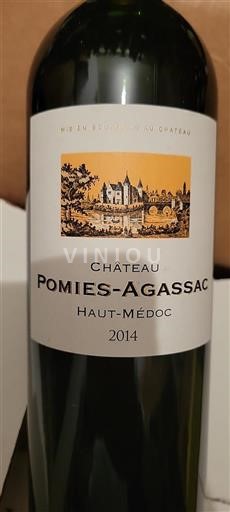 Bordéus Haut-Médoc Château Pomiès-Agassac 2014